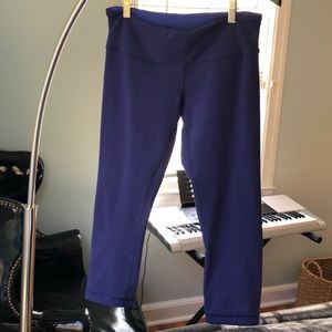 Lululemon workout cropped leggings